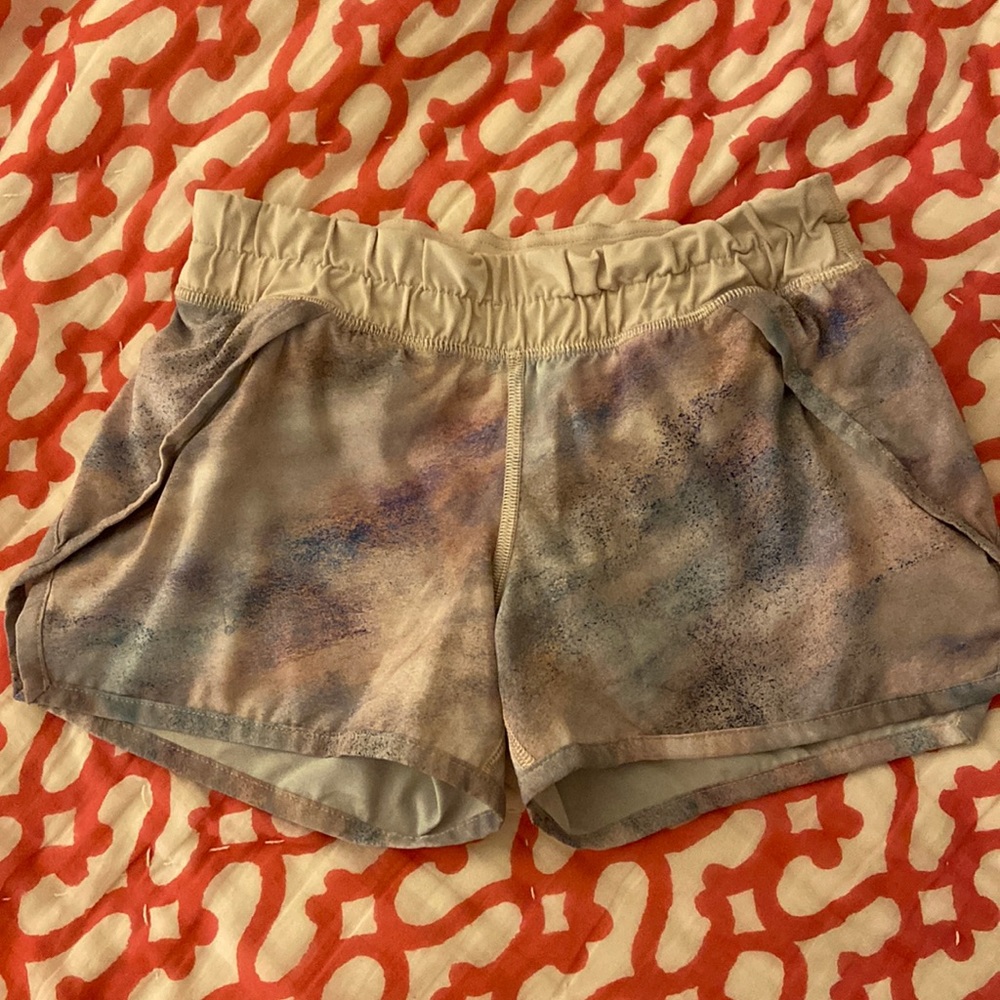 Ivivva Multi- colored shorts with light pink waistband